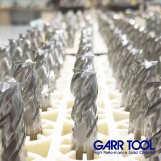 GARR TOOL 1/2 Carbide End Mill Square 4-Flute Single End SMGTiALN 